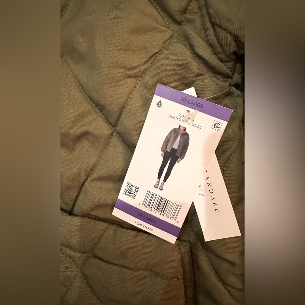 NWT Social Standard Quilted Twill Jacket - Picture 2 of 4